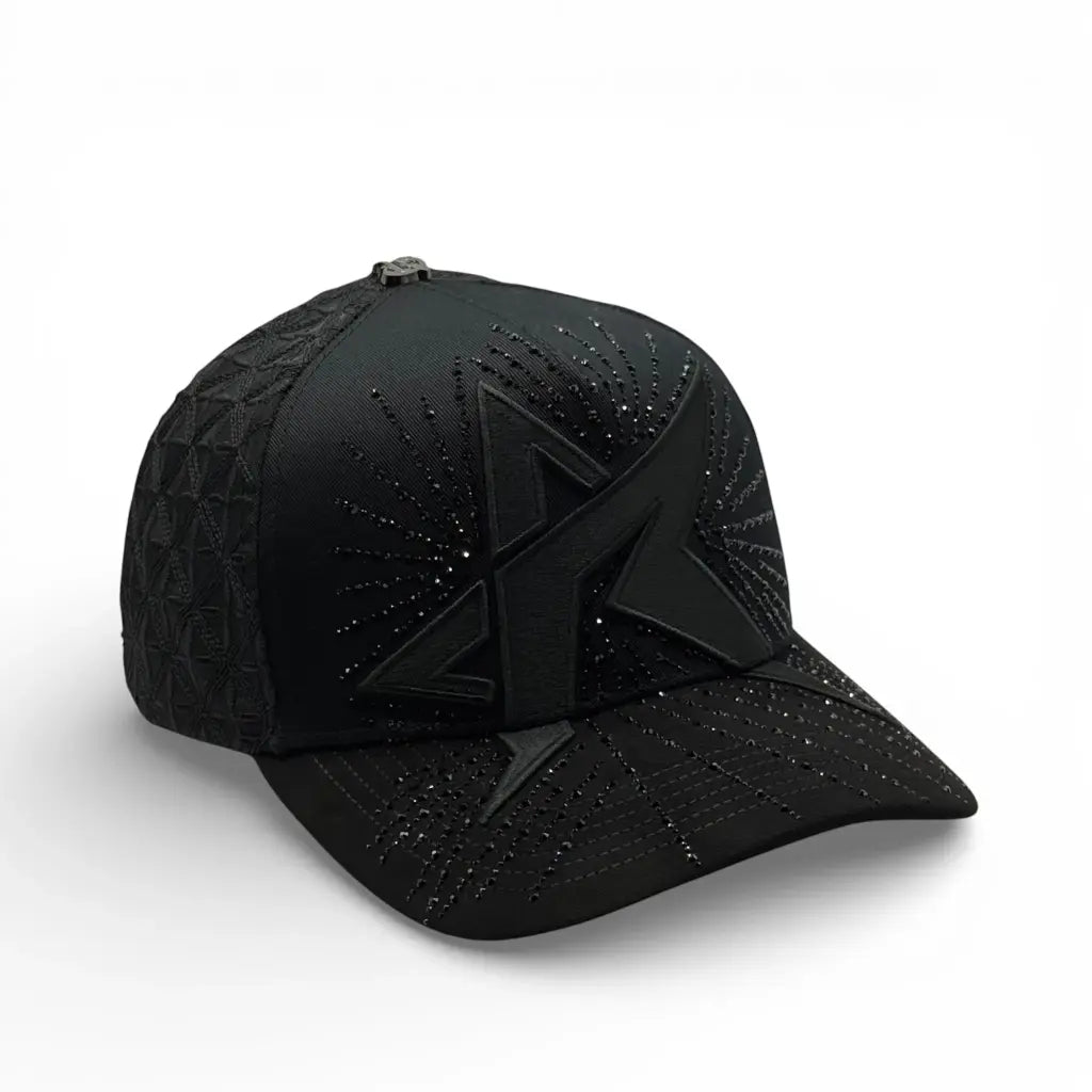 Rebel Hats Black Star Snapback
