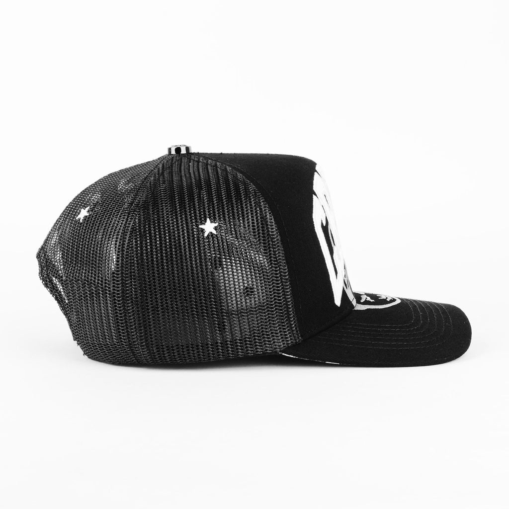 Crime Life Icon Stars Mesh Black Snapback