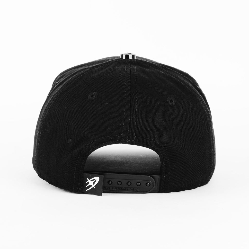 Crime Life Life Five Stars Black Snapback