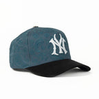 Don Hats NY Turquoise/Black Suede Snapback