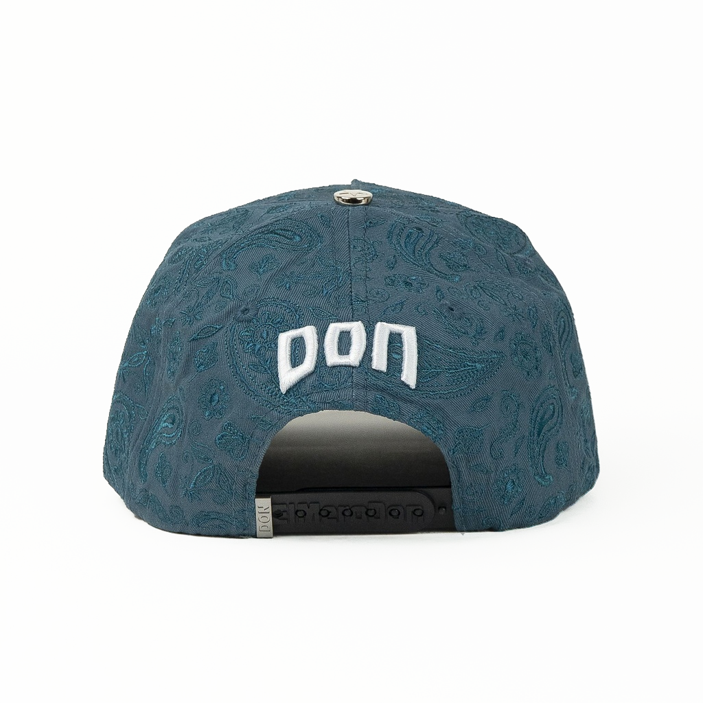Don Hats NY Turquoise/Black Suede Snapback