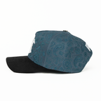 Don Hats NY Turquoise/Black Suede Snapback