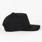 Don Hats Mets Flames All Black Snapback