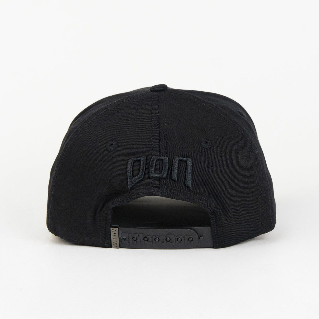 Don Hats Mets Flames All Black Snapback