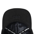 Don Hats Mets Flames All Black Snapback