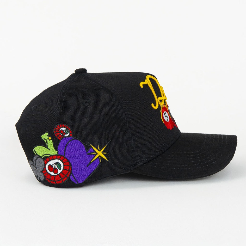 Don Hats Don Games Yellow/Black Suede Snapback
