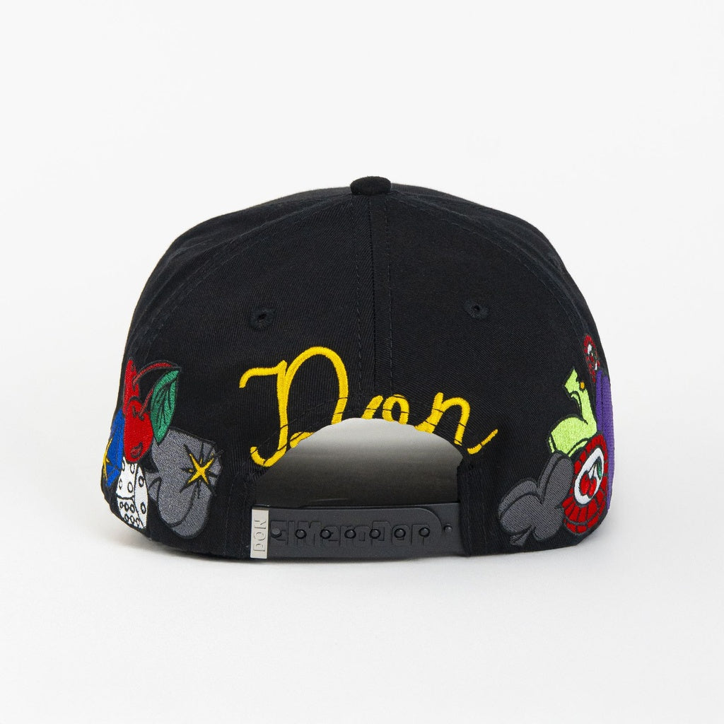 Don Hats Don Games Yellow/Black Suede Snapback