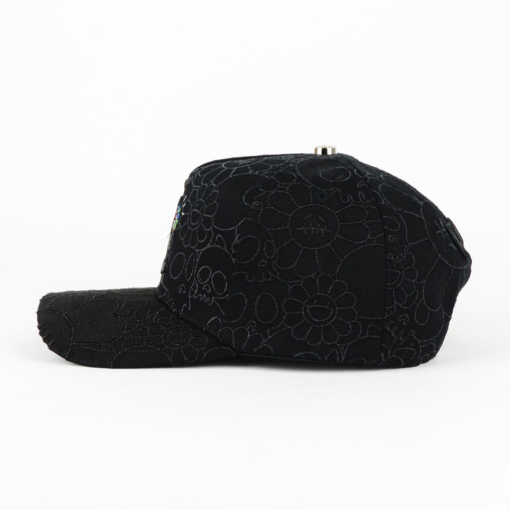 LA Murakami Black Snapback