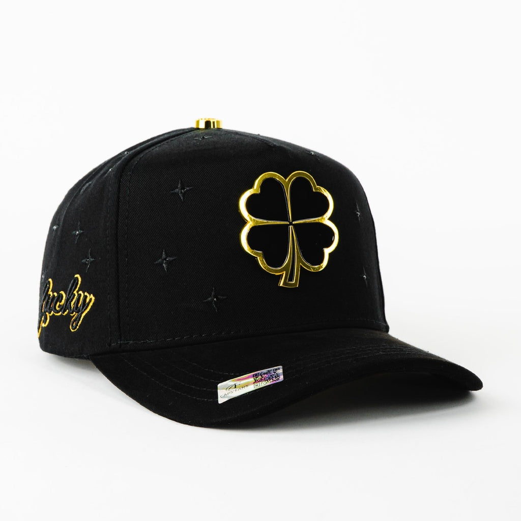 Caps Fans Trebol Gold Black Snapback