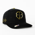 Caps Fans Trebol Gold Black Snapback