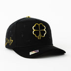 Caps Fans Trebol Gold Black Snapback