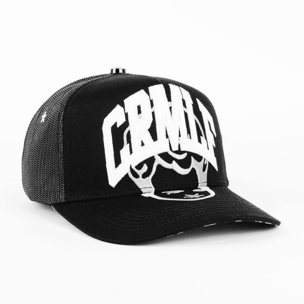 Crime Life Icon Stars Mesh Black Snapback