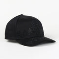 Don Hats Mets Flames All Black Snapback