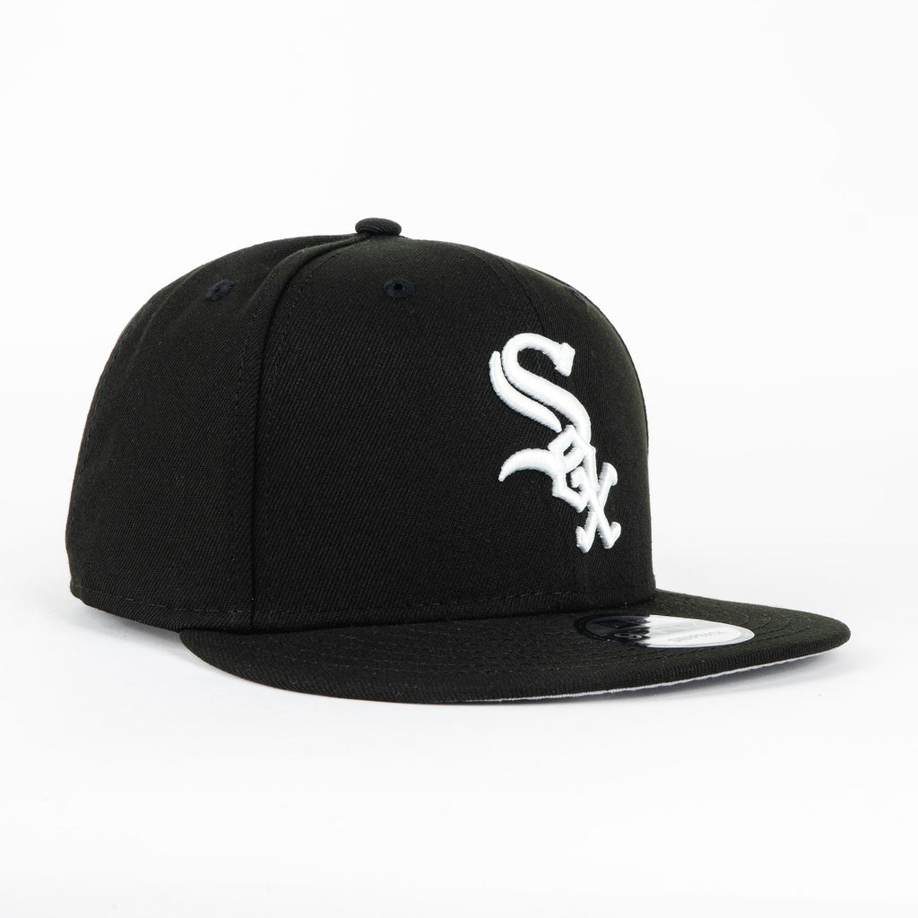 New Era White Sox Basic BLK/WHT Snapback