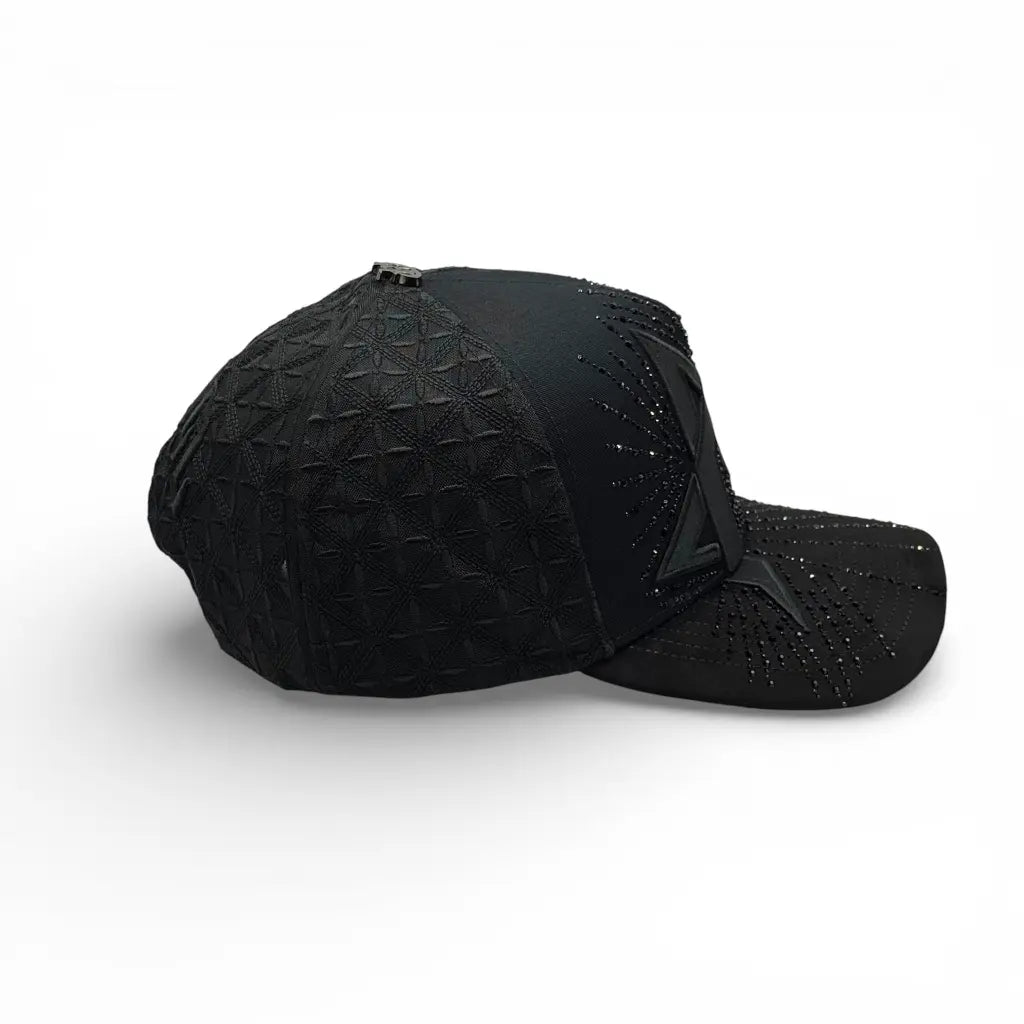 Rebel Hats Black Star Snapback