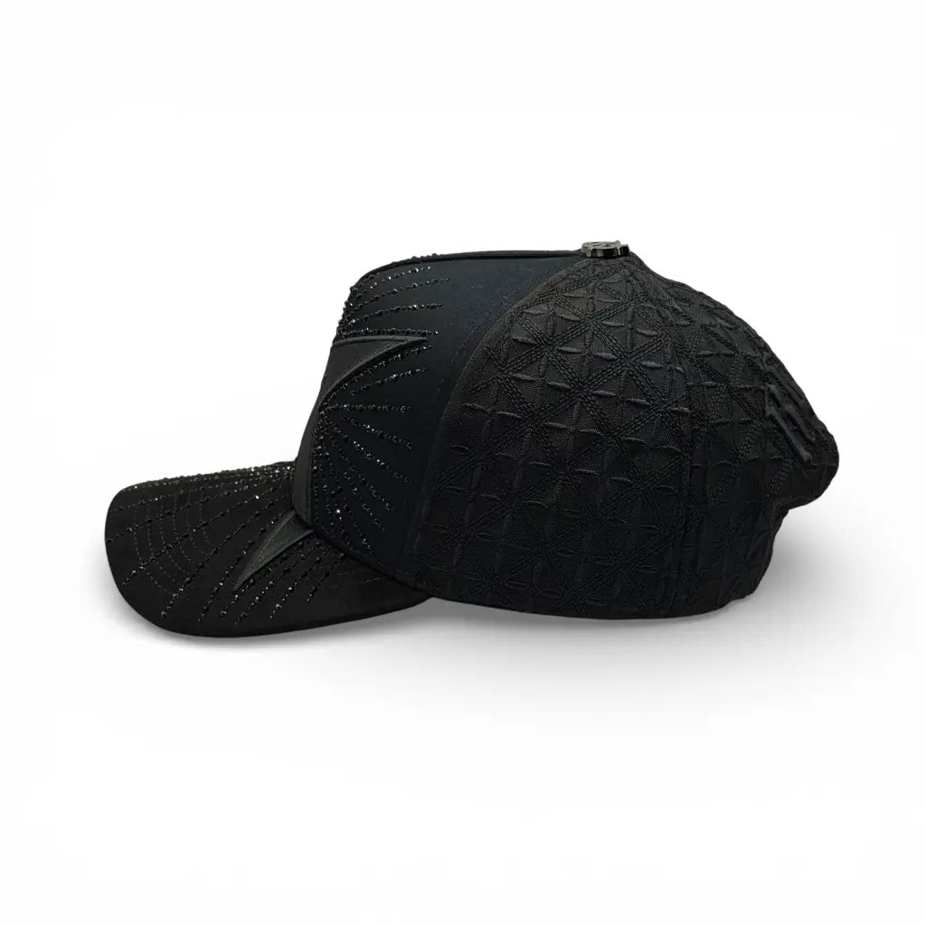 Rebel Hats Black Star Snapback