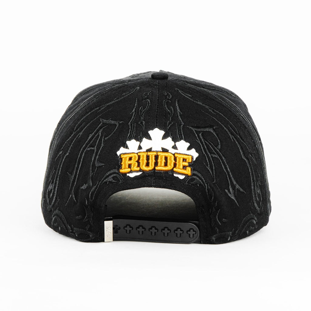 The Rude Awakening Rude Houston X Porfa BLK Snapback
