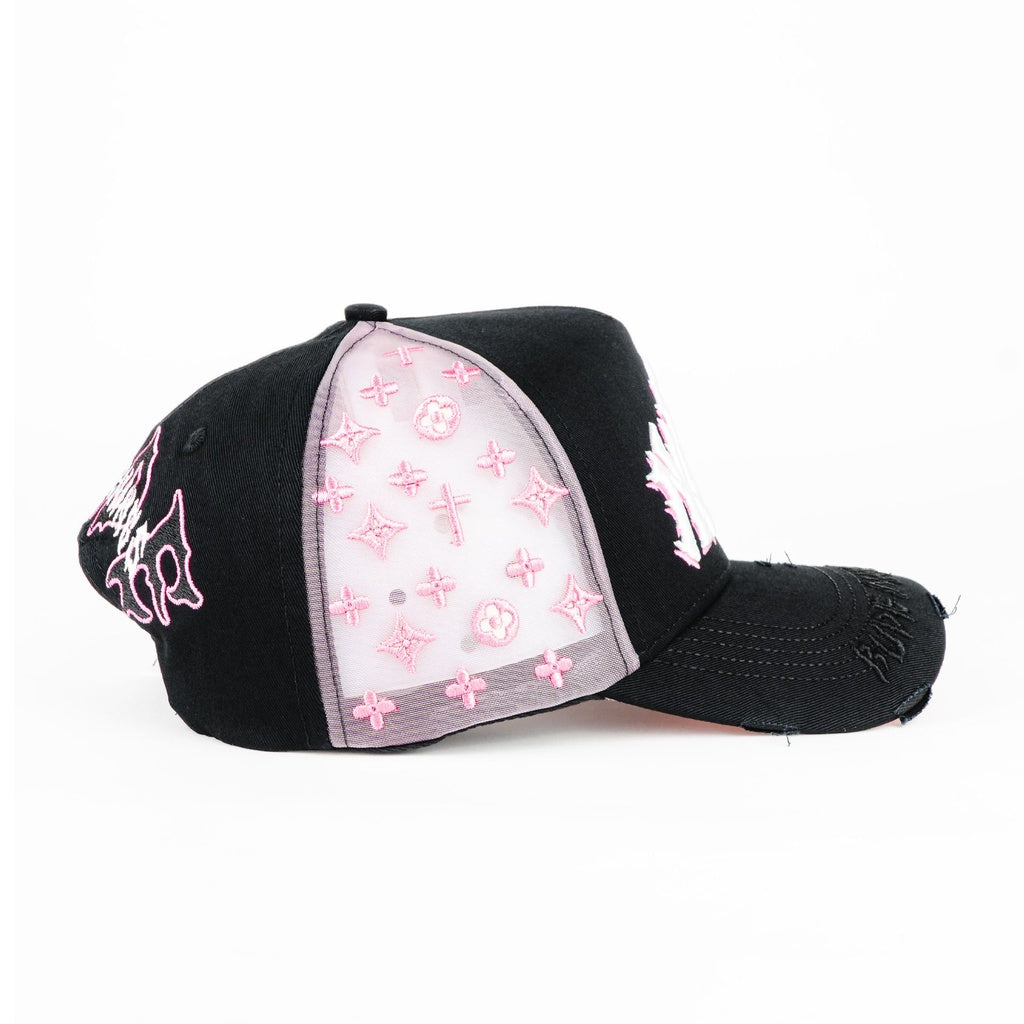 The Rude Awakening Yankees NY Rosa Negro Snapback