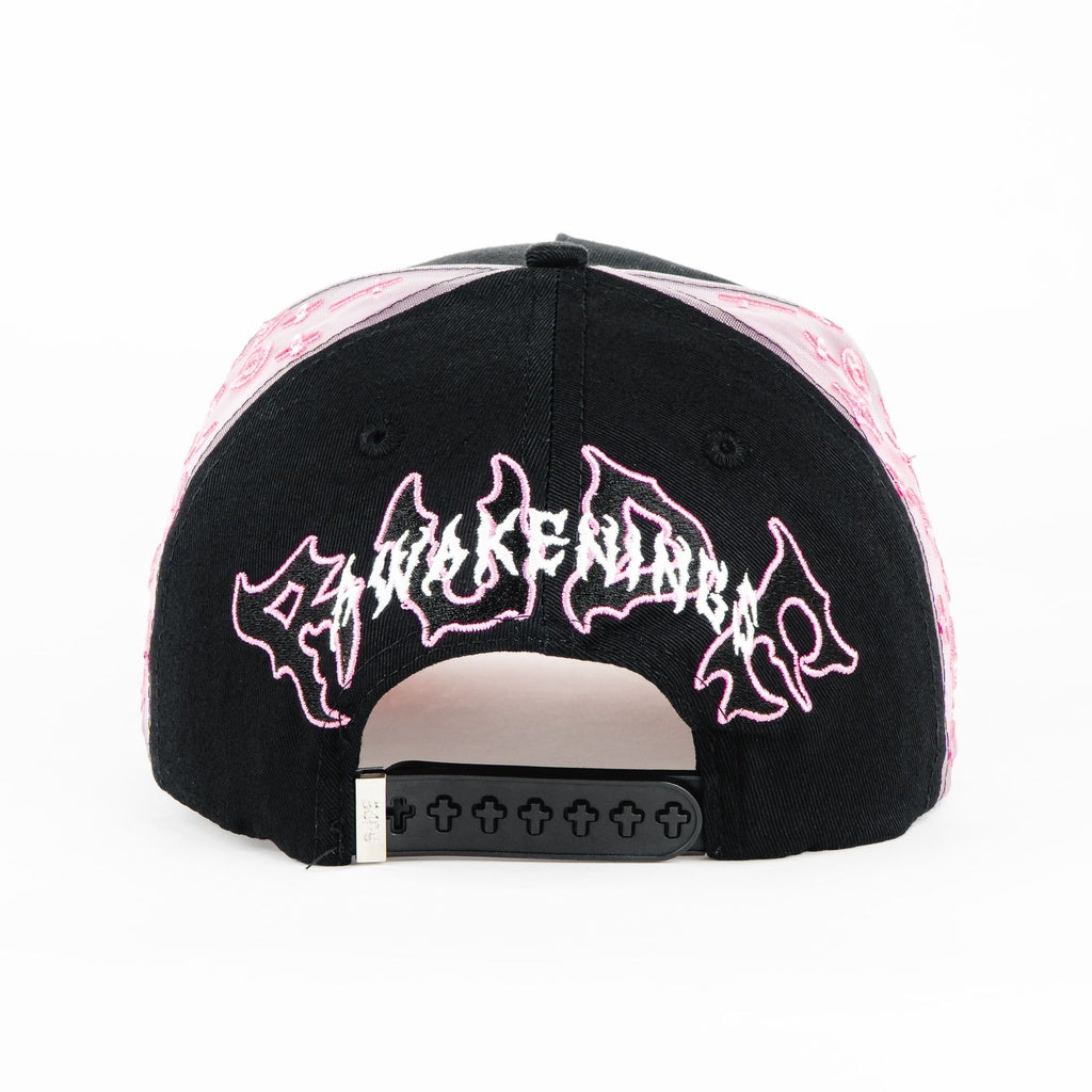 The Rude Awakening Yankees NY Rosa Negro Snapback