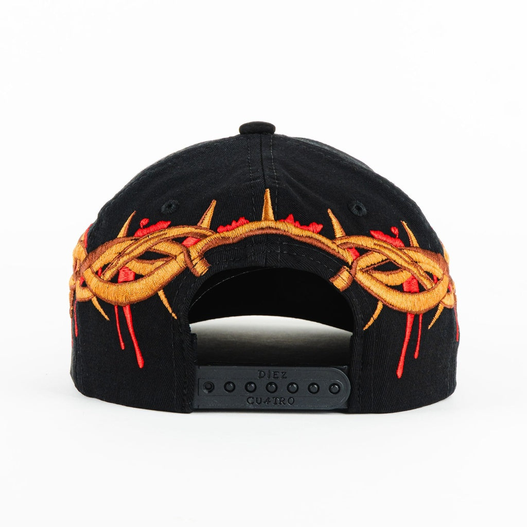Diez Cuatro Corona De Cristo BLK/Bron Snapback