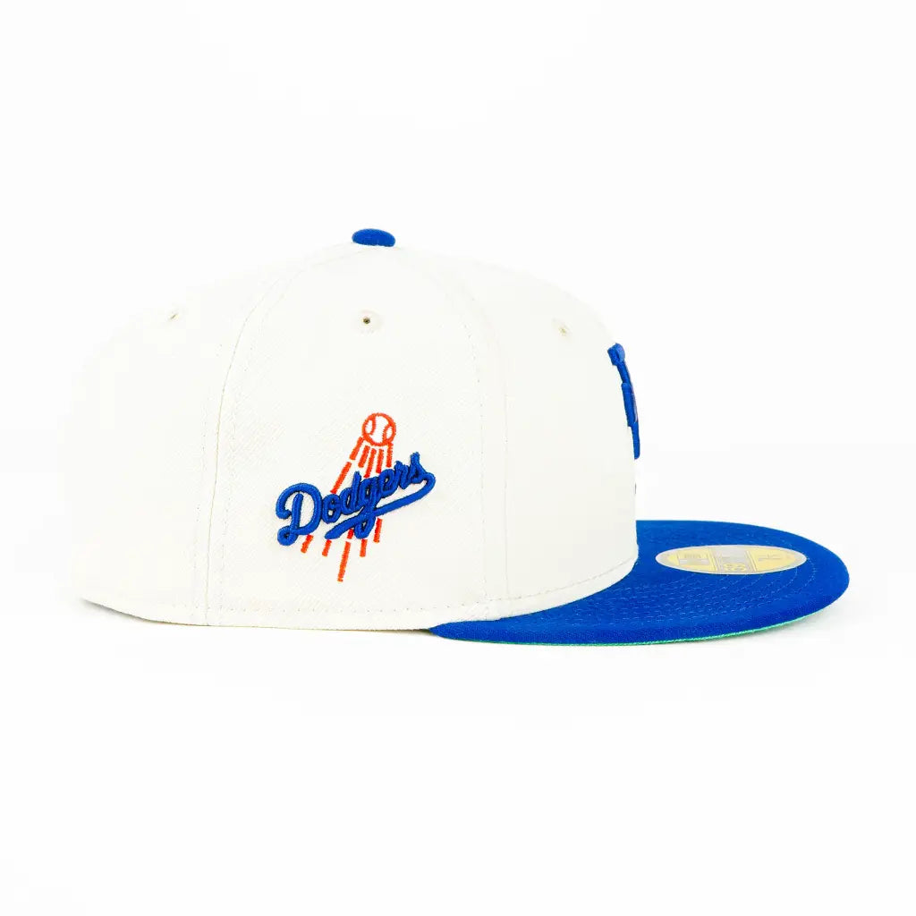 New Era Dodgers Patch Natu/Roy Snapback