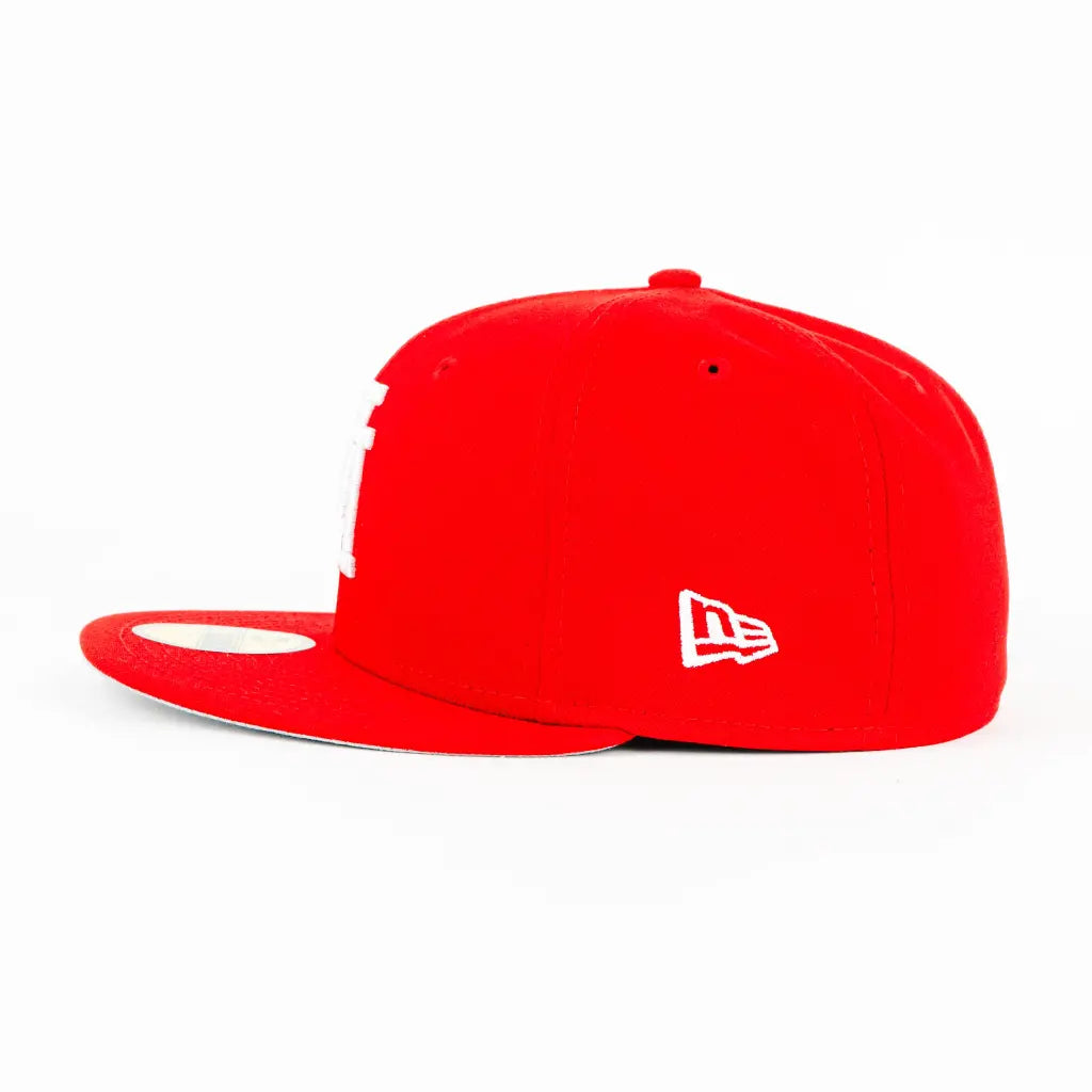 New Era Yankees Basic Red/Wht Snapback